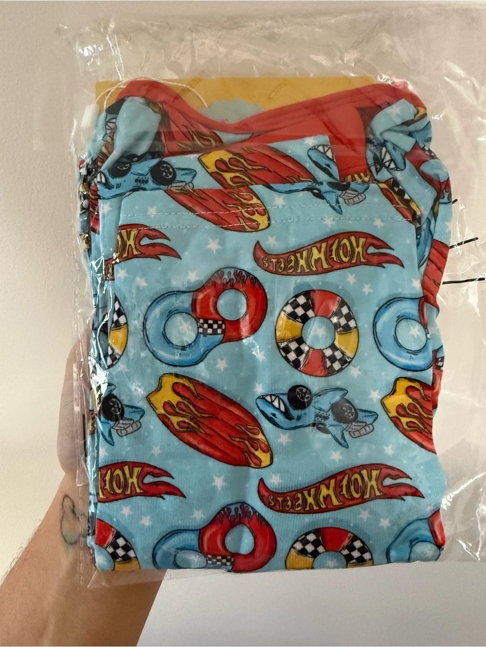 Hot Wheels Bamboo Long Sleeve Pajama Set